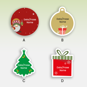 Etichette natale personalizzate